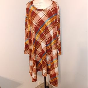 Fall plaid tunic